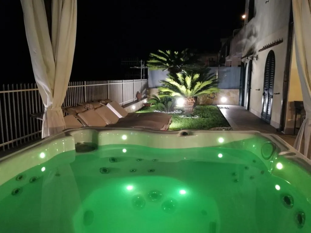 Terrace, Le Villette, Taormina