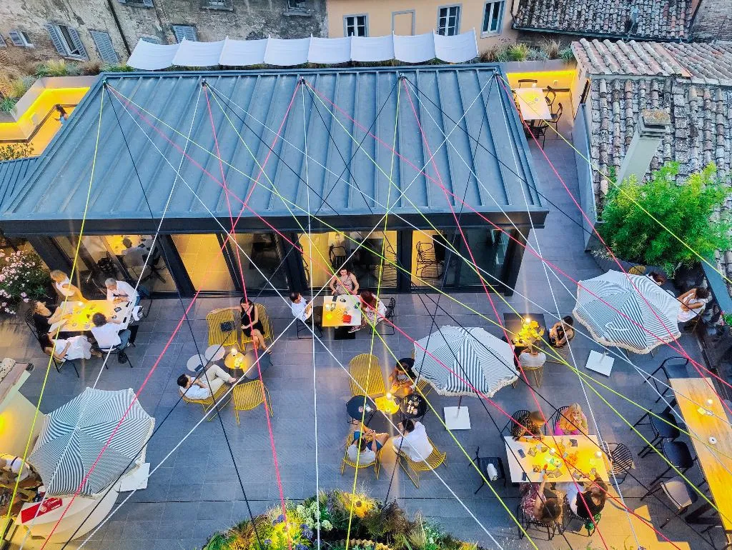 Terrace, Priori Secret Garden, Perugia