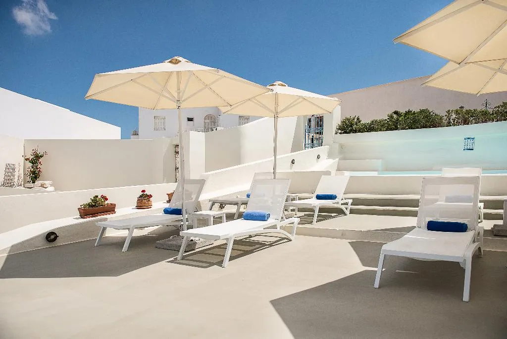 Terrace, Pantelia Suites, Santorini