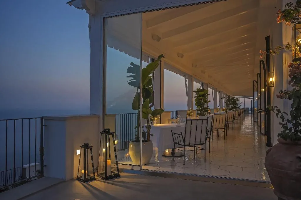Restaurant, Furore Grand Hotel, Naples