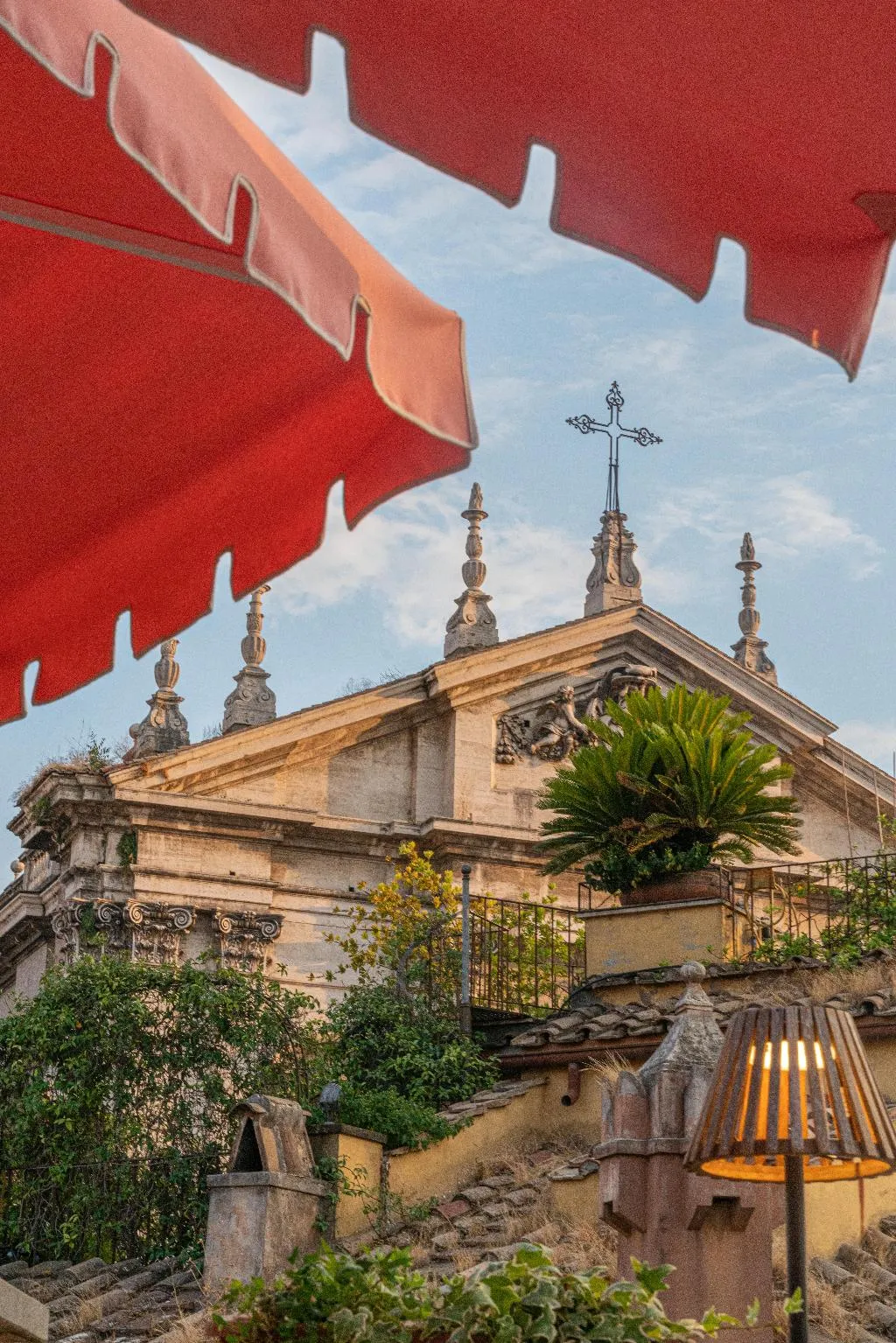 Terrace, 9 Hotel Cesari, Rome