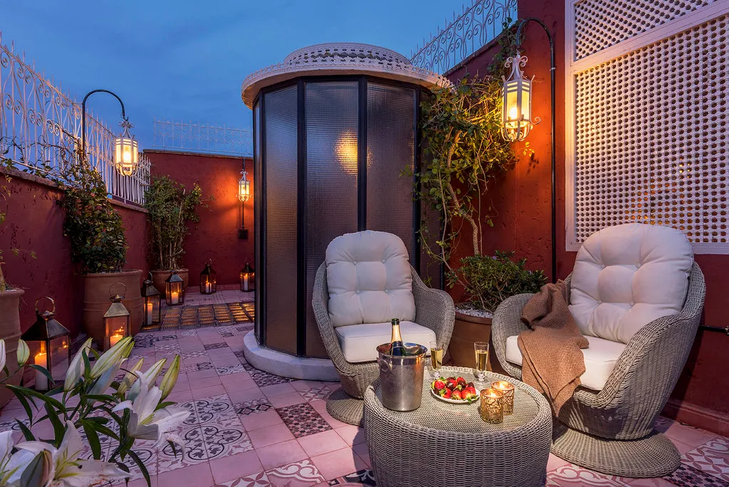 Terrace, Riad Karmela Princesse, Agadir