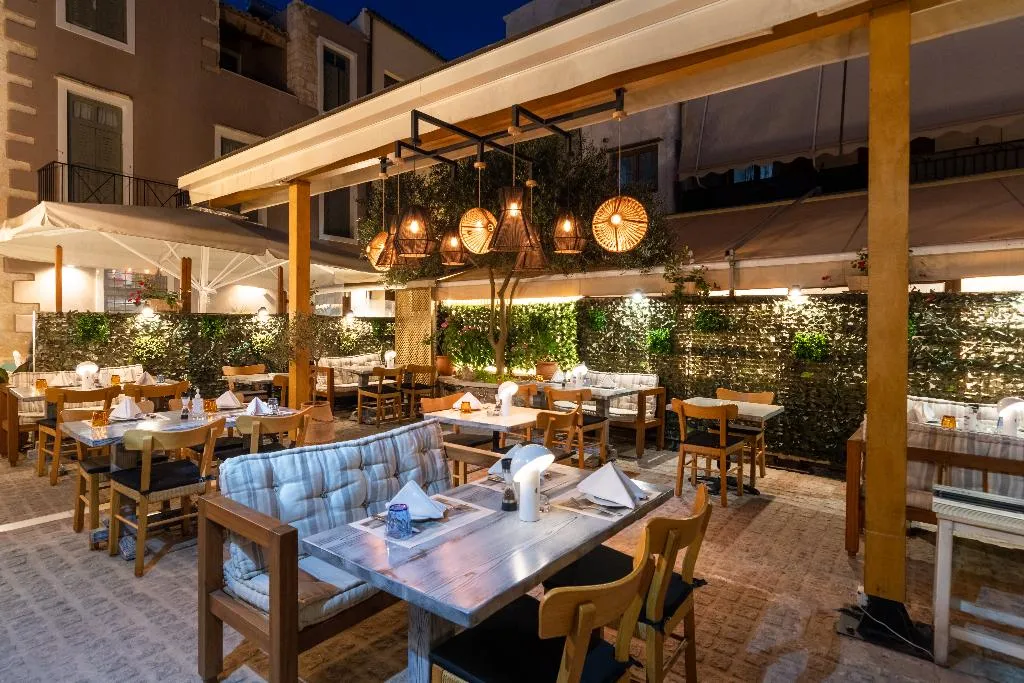 Restaurant, Palazzino Di Corina, Crete