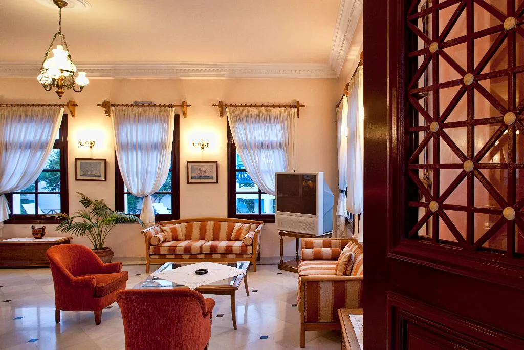 Lobby, Veggera Hotel, Santorini