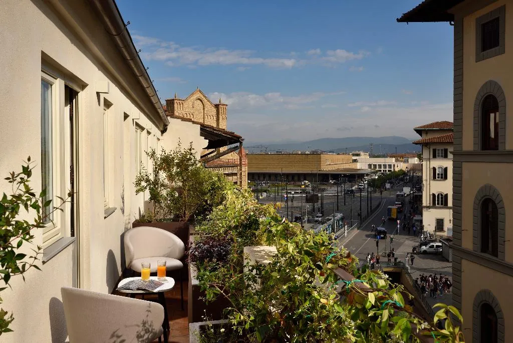 DOUBLE WITH TERRACE Room, Floren Luxury Hotel, Florence
