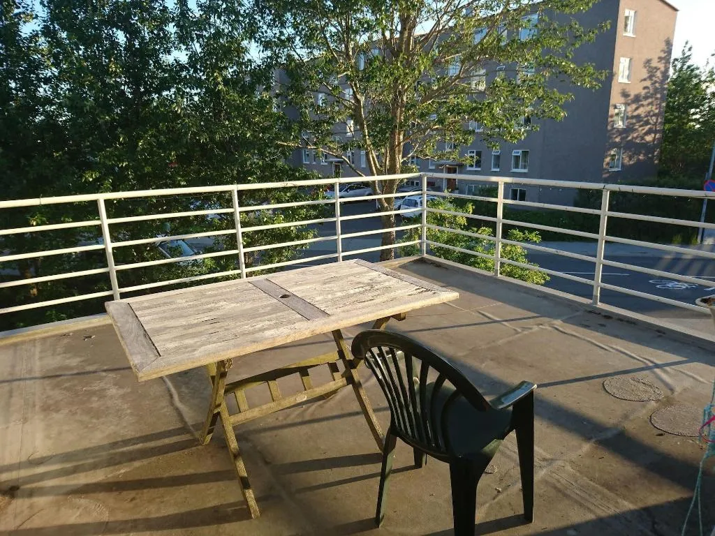 Terrace, Alba Guesthouse, Reykjavik