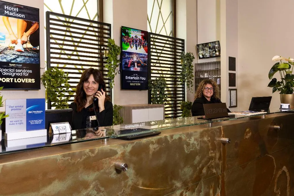 Lobby, Best Western Hotel Madison, Milan