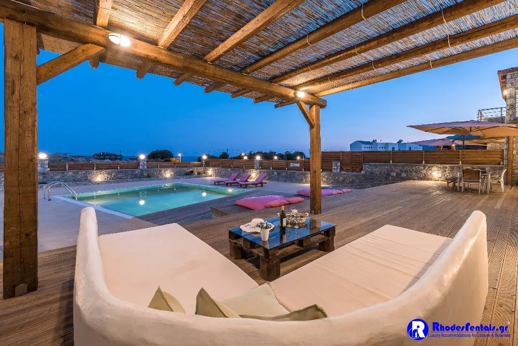 Pool, Lindos Seastone Villas, Rhodes