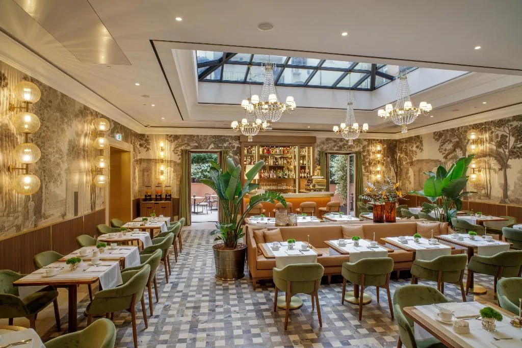 Restaurant, Hotel Imperiale, Rome