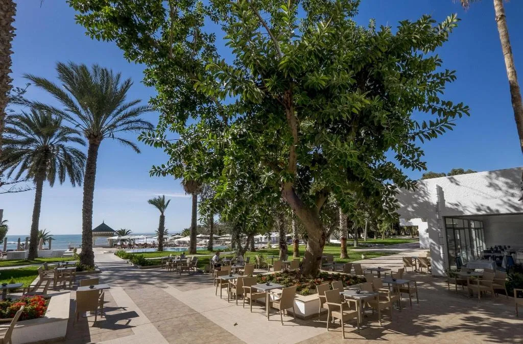 Terrace, Bel Azur Thalasso & Bungalows, Tunisia