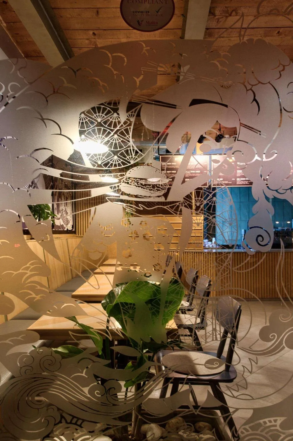 Restaurant, The Preluna Hotel, Malta