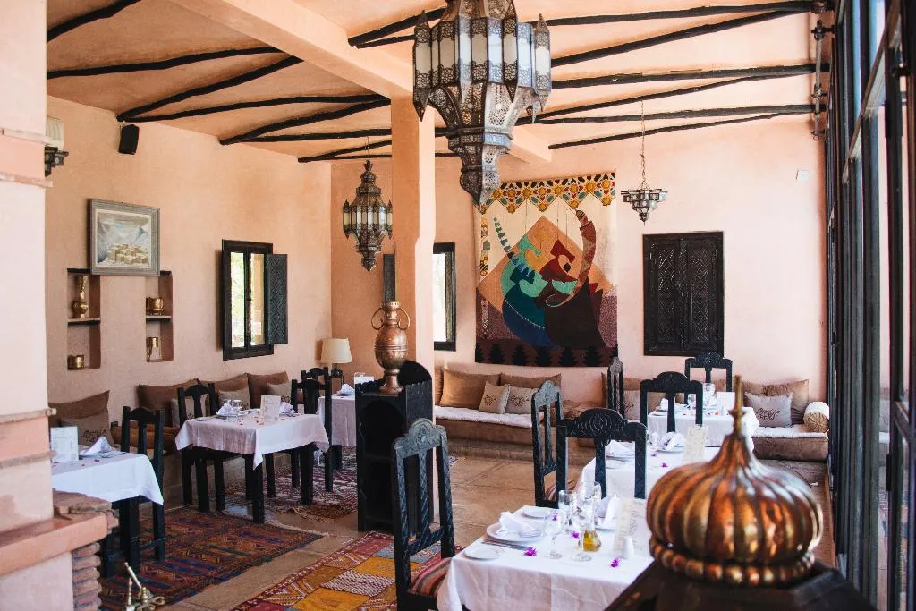 Restaurant, Ksar Shama Atlas mountains, Marrakech