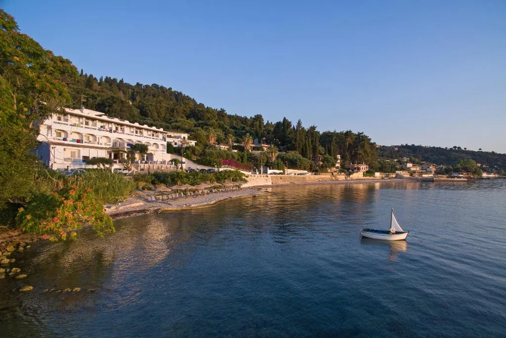 Beach, Kaiser Bridge, Corfu