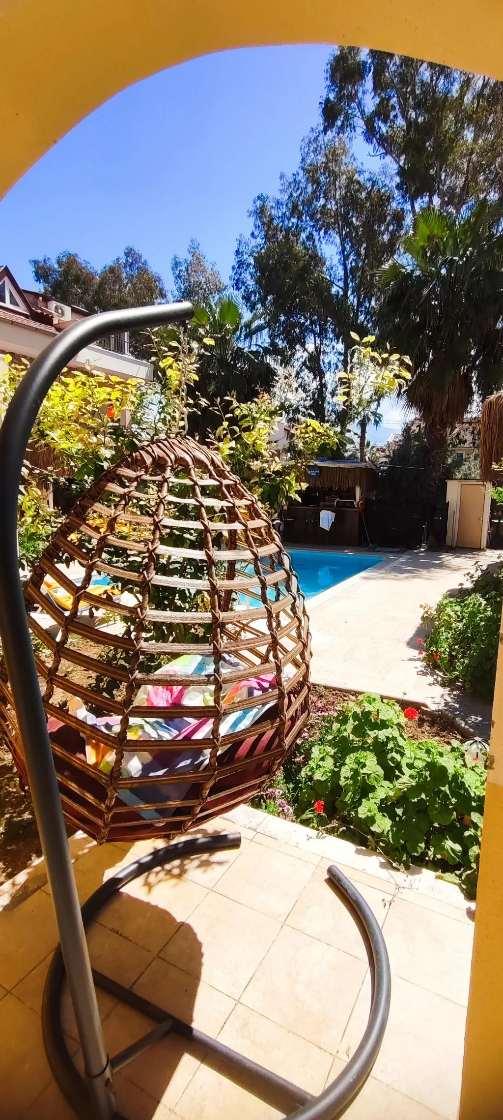 Terrace, Çilek's Apart Otel, Dalaman