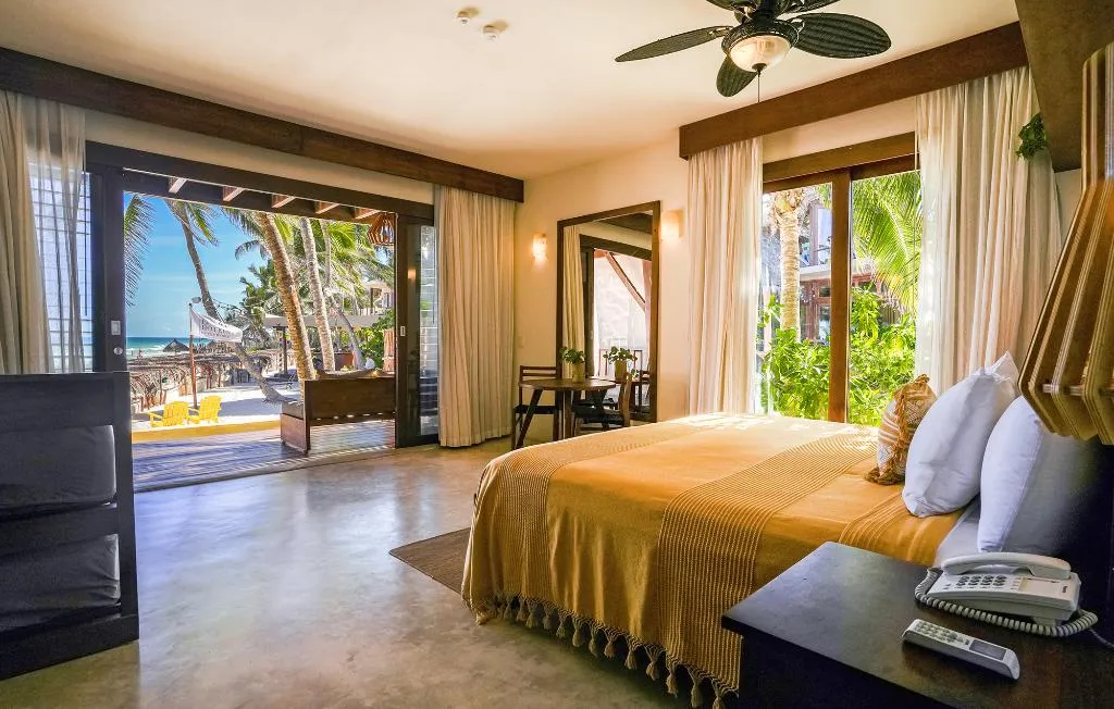 Room BEACH FRONT WITH PRIVATE POOL Room, La Zebra Tulum, a Small Luxury Hotel, Cancun Area