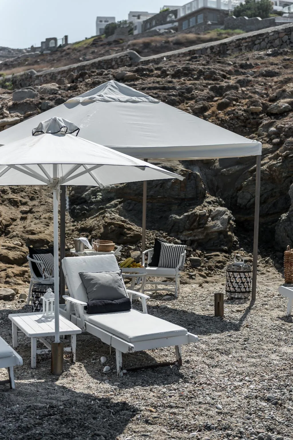 Beach, Capo Di Mykonos Resort, Mykonos