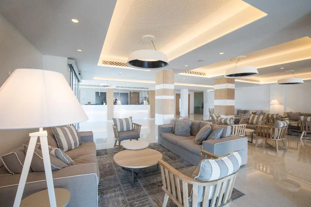 Lobby, Evalena Beach Hotel, Cyprus