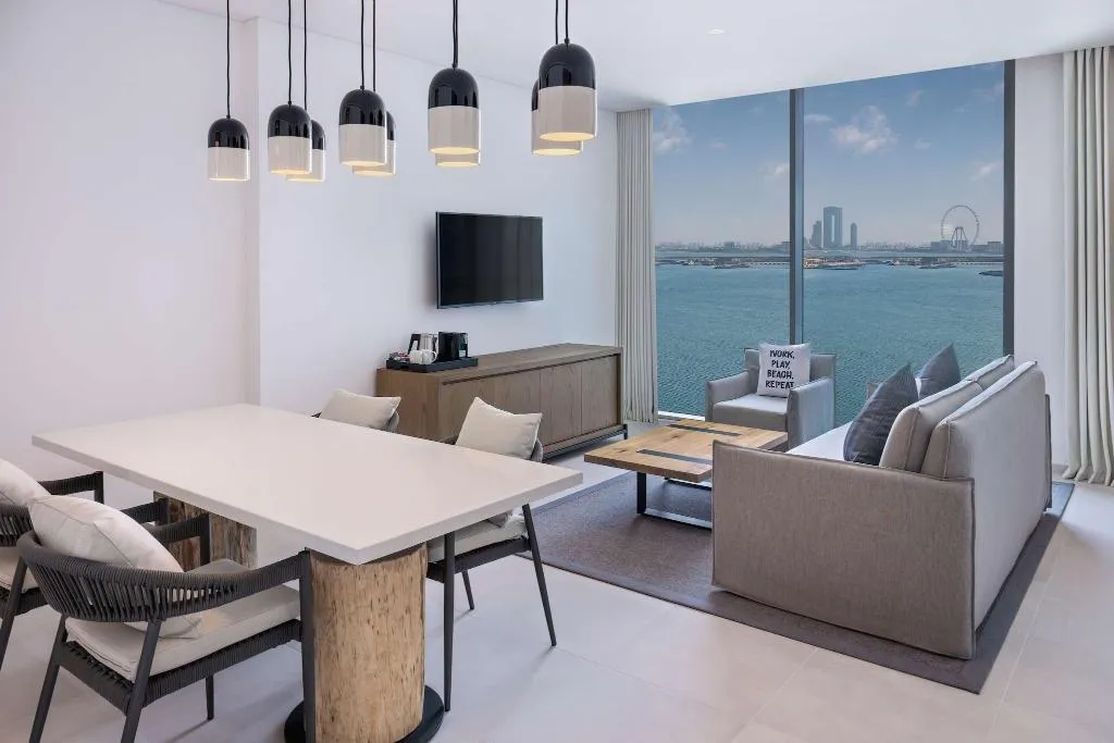 SUITE SEA VIEW KING BED Room, Radisson Beach Resort Palm Jumeirah, Dubai