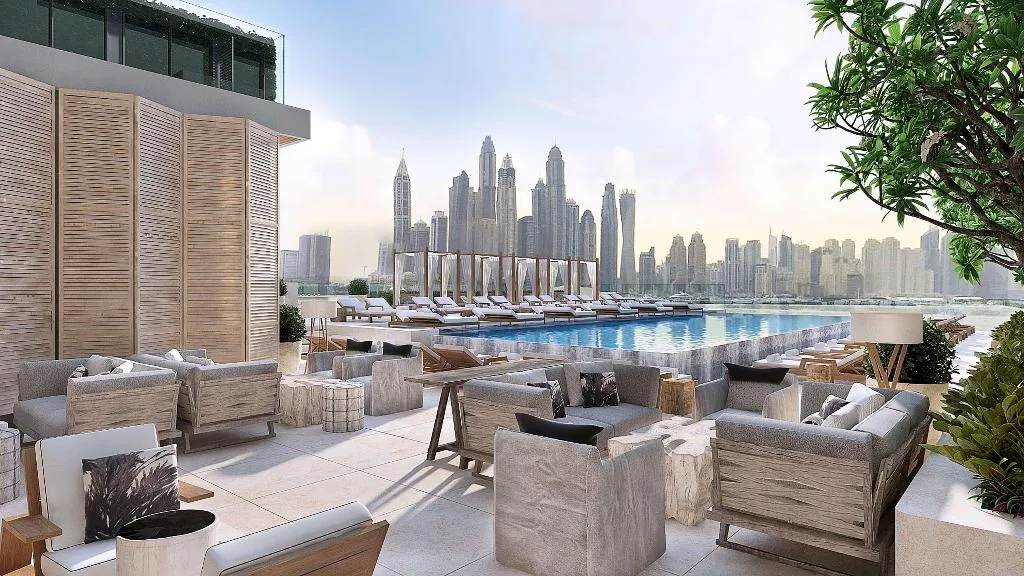 Pool, Radisson Beach Resort Palm Jumeirah, Dubai