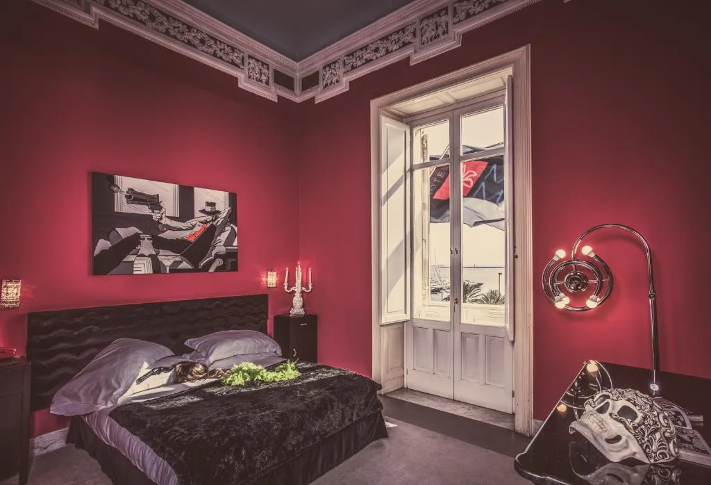 DOUBLE SINGLE USE DELUXE WITH VIEWS Room, Miramare Cagliari, Hotel Museo, Cagliari