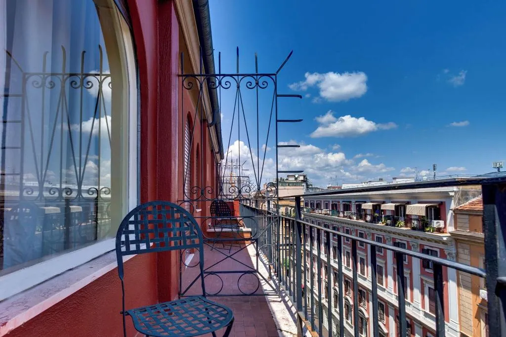 Terrace, Hotel Terminal, Rome