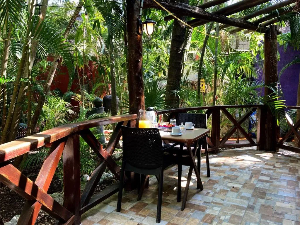 Terrace, Cocos Cabañas, Cancun Area