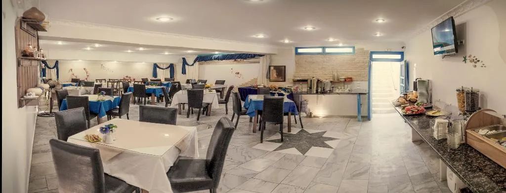 Restaurant, Perissa Bay, Santorini