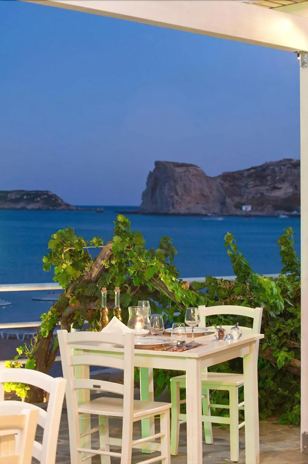 Restaurant, Delfini Beach Hotel, Rhodes