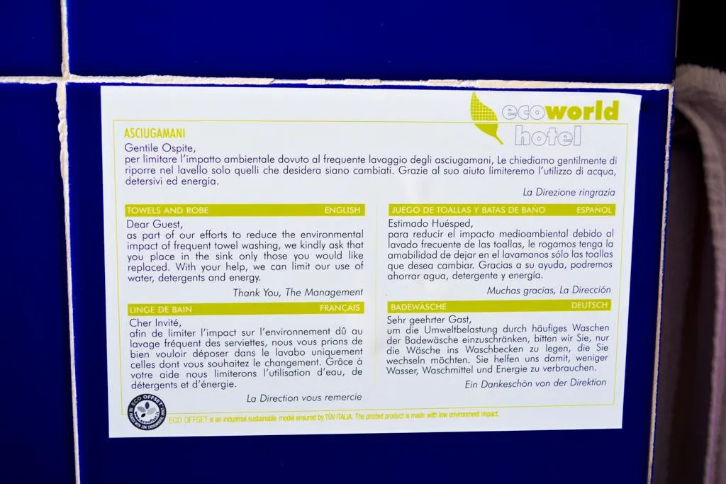 SINGLE STANDARD Room, Eco Hotel Milano & Bioriso Restaurant, Milan