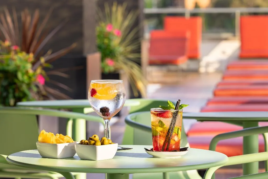 Terrace, Golden Bahia de Tossa & Spa, Costa Brava