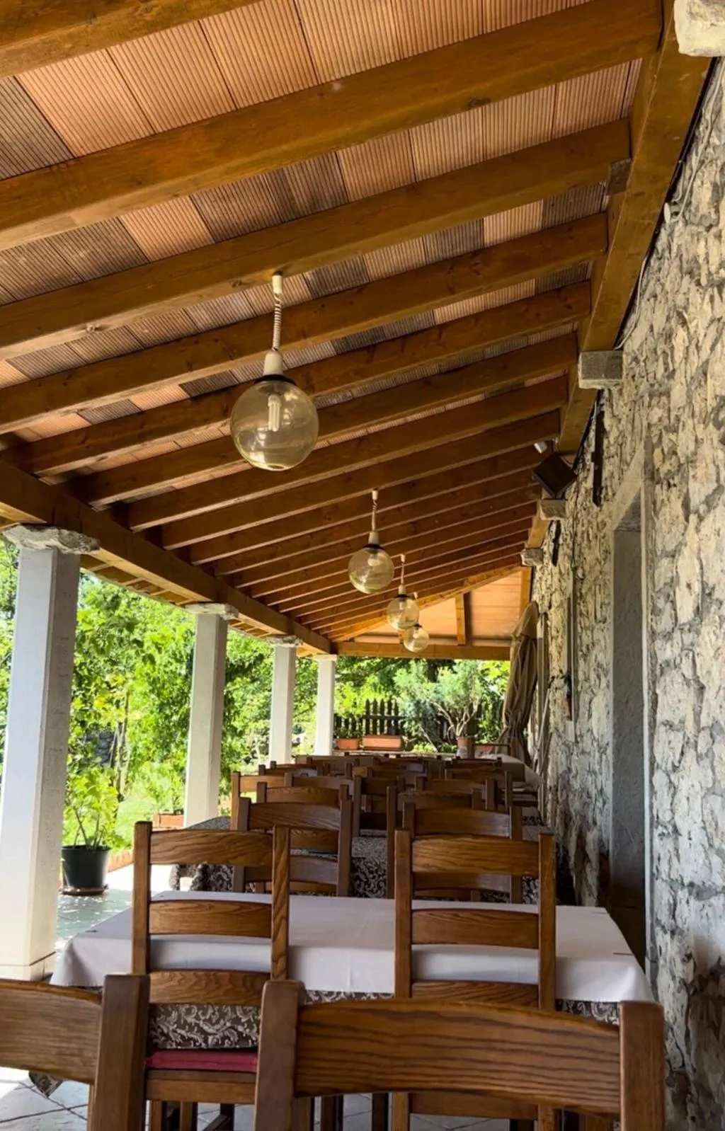 Terrace, Villa Calussovo, Istria