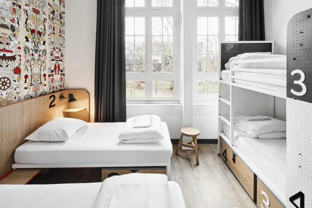Bed in dormitory DELUXE Room, Generator Amsterdam, Amsterdam