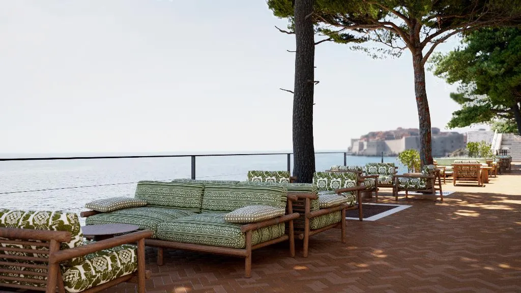 Terrace, Villa Argentina, Dubrovnik
