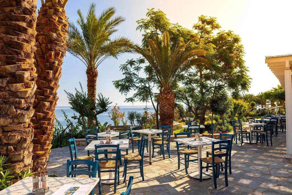 Restaurant, Crystal Springs Beach Hotel, Cyprus