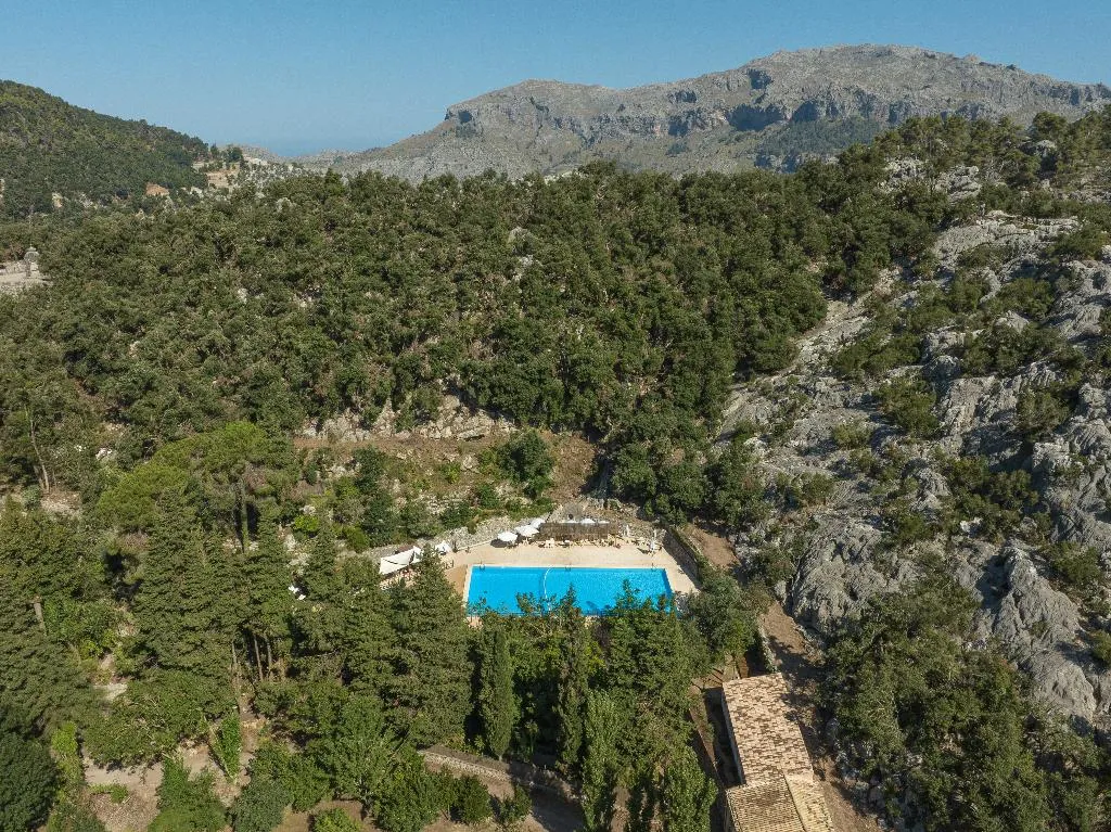 General view, Santuario de Lluc, Majorca