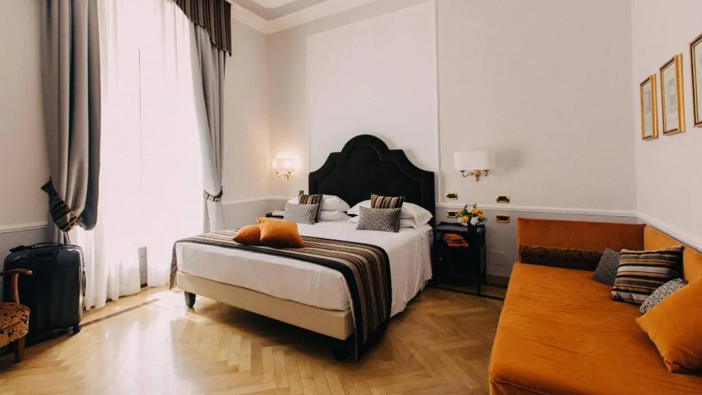 DOUBLE SINGLE USE DELUXE PREMIUM Room, Bettoja Hotel Massimo d'Azeglio, Rome