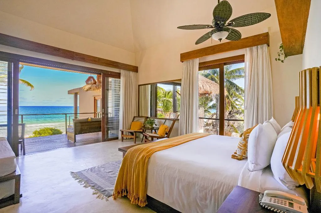 SUITE SEA VIEW WITH BALCONY Room, La Zebra Tulum, a Small Luxury Hotel, Cancun Area