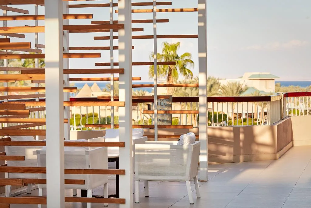 Terrace, Coral Sea Holiday Resort & Aqua Park, Red Sea Riviera