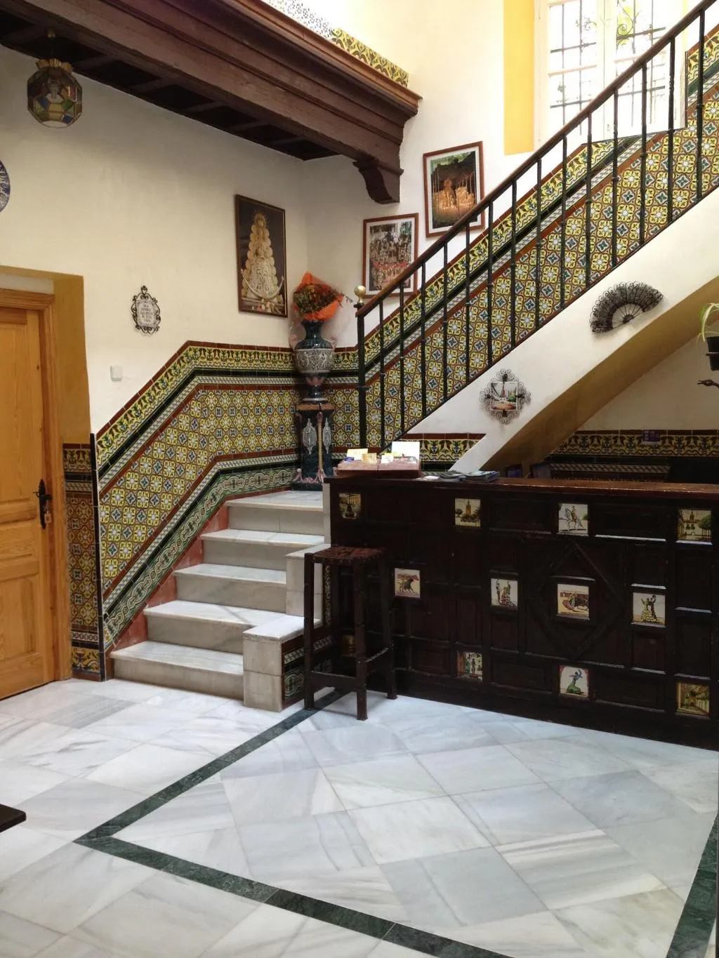 Lobby, Hostal Atenas, Seville