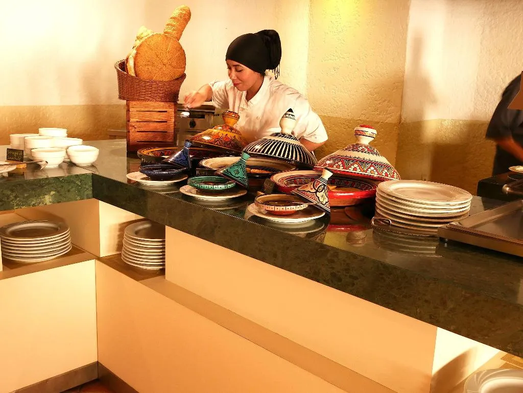 Restaurant, Odyssee Park hotel, Agadir