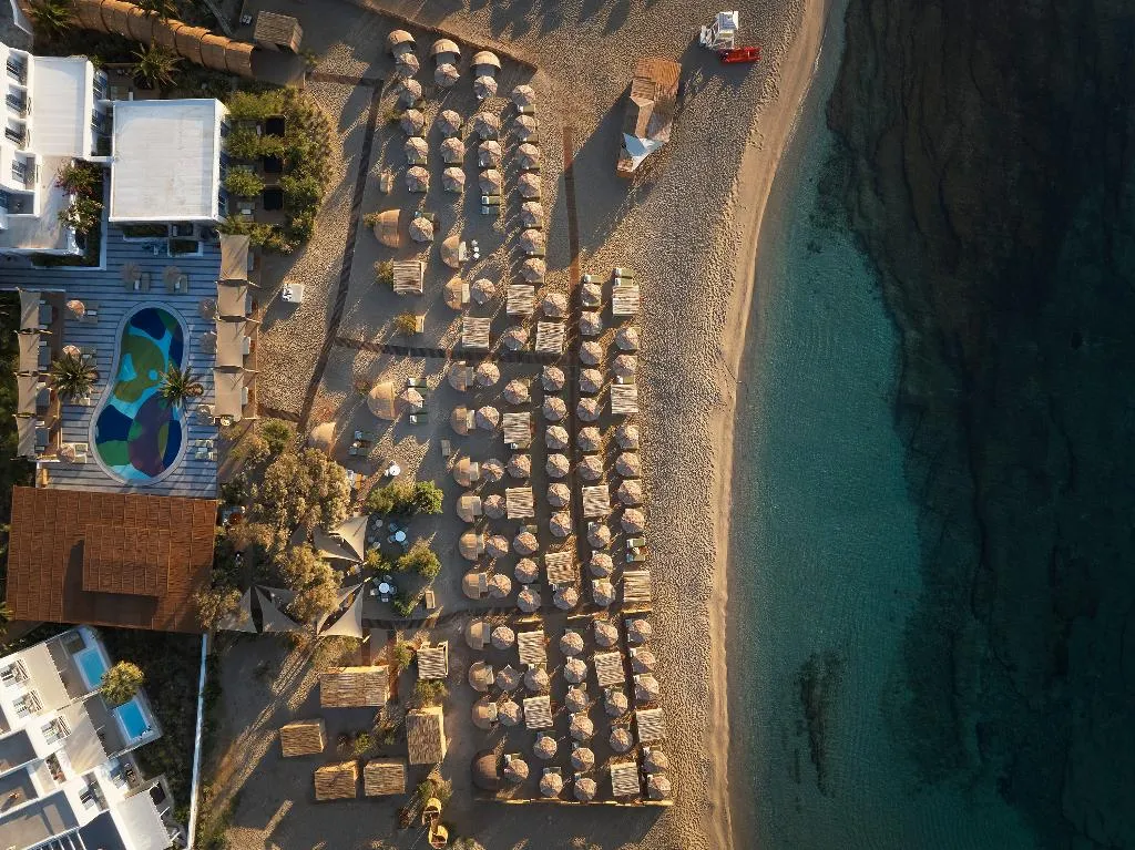 Beach, Myconian Sunrise Relais & Chateaux Hotel, Mykonos