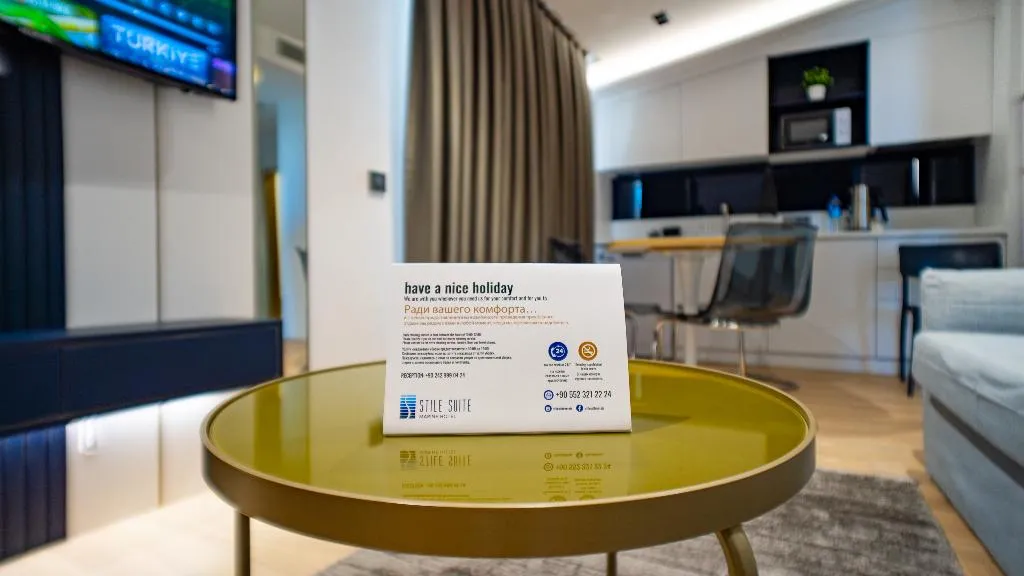 SUITE DELUXE CAPACITY 4 Room, Stile Suite Marine Apart Hotel, Antalya