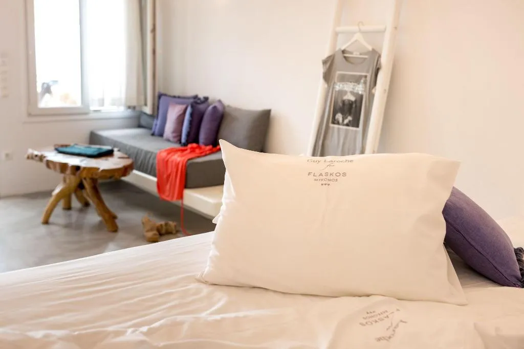 Room, Flaskos Suites, Mykonos