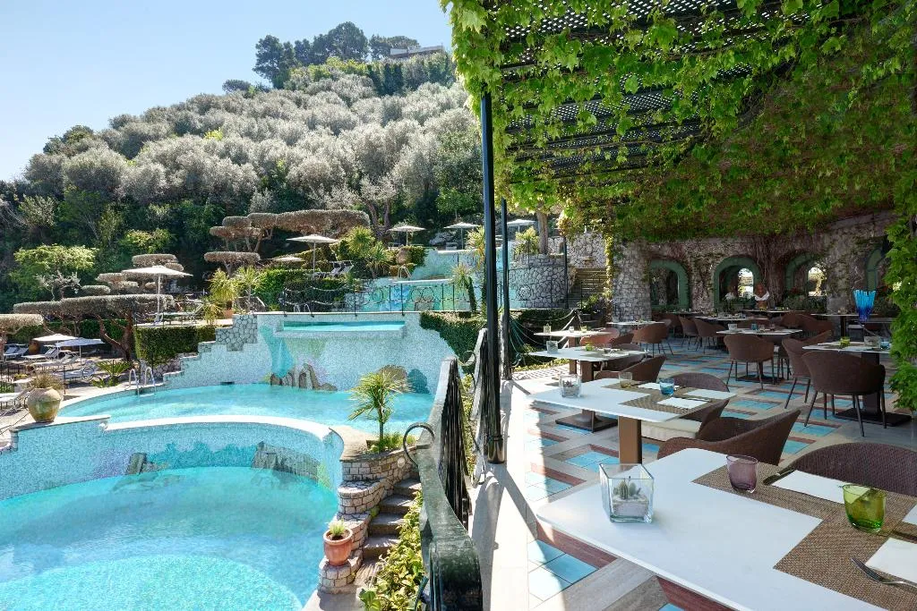 Restaurant, Grand Hotel Capodimonte, Naples