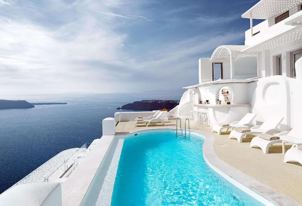 Pool, Tholos Resort, Santorini