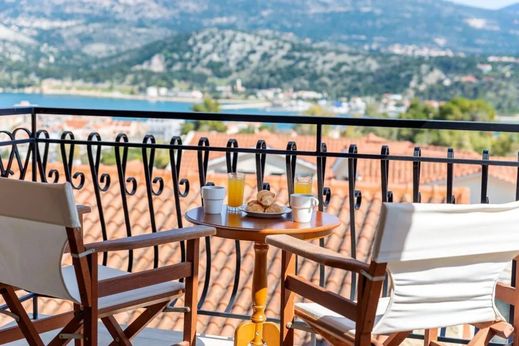 Terrace, Europe Hotel, Kefallinia