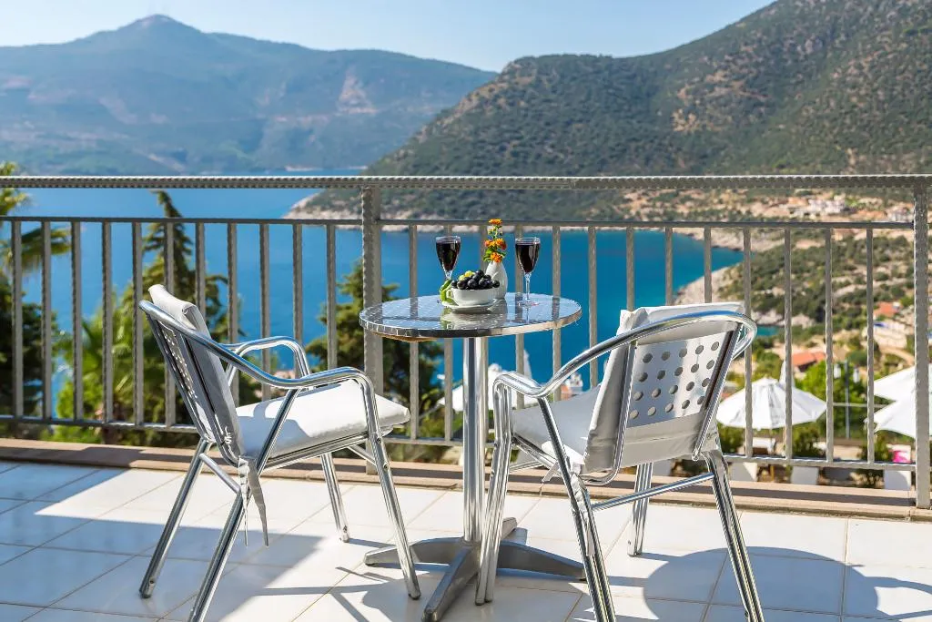 Terrace, Happy Hotel, Dalaman