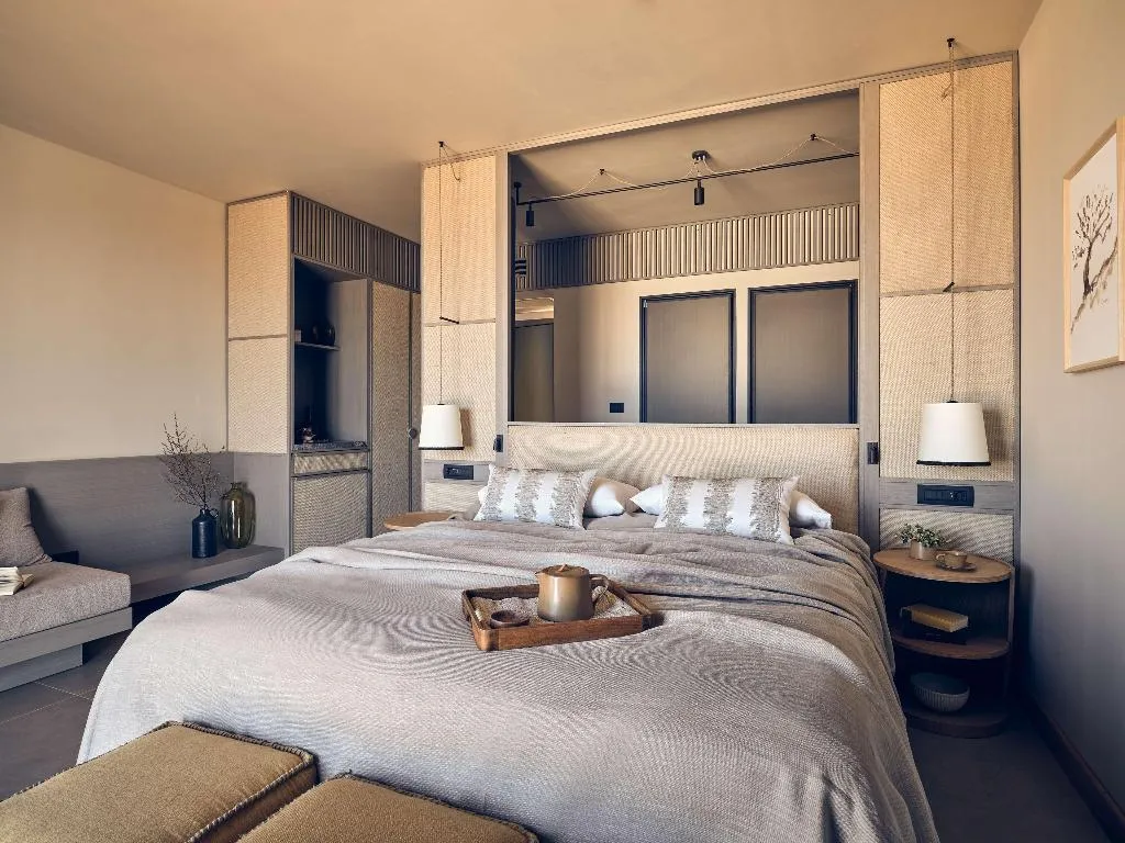DOUBLE SEA VIEW KING BED Room, The Royal Senses Resort & Spa Crete, Curio Collect, Crete