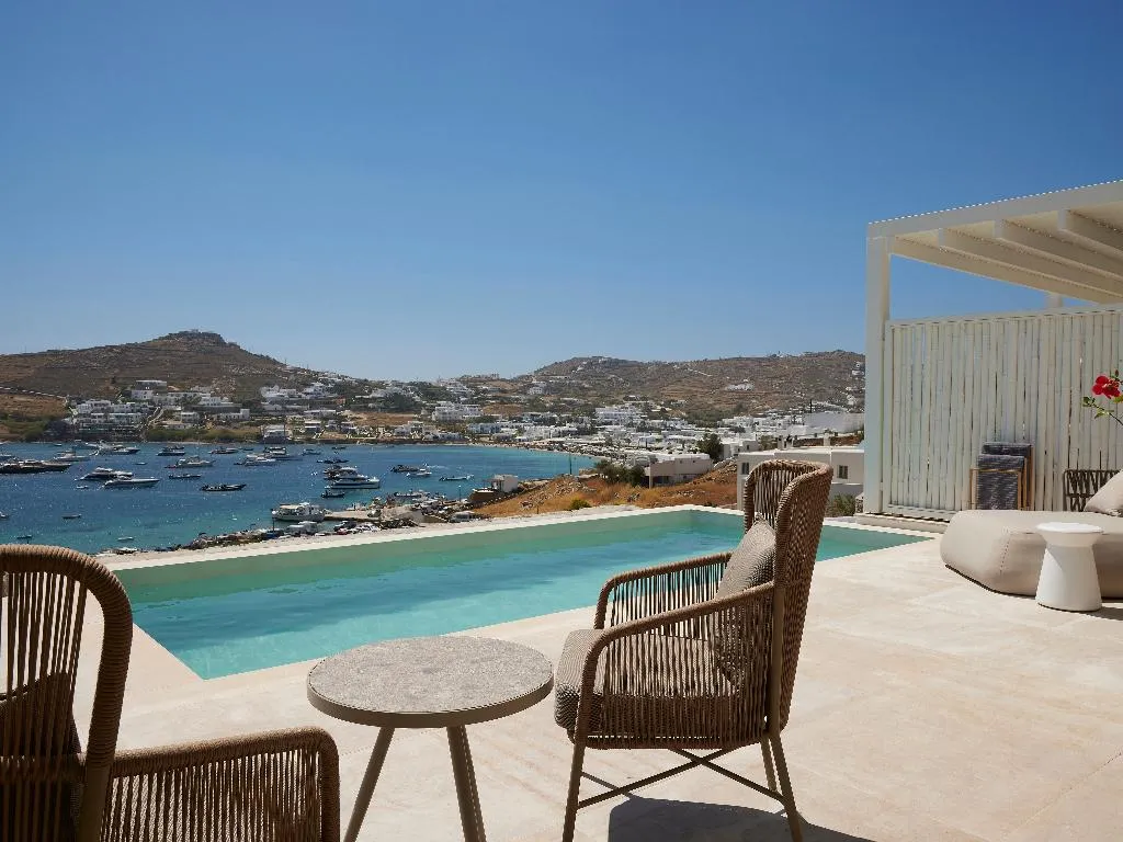 SUITE SEA VIEW WITH PRIVATE POOL Room, Once In Mykonos Luxury Resort, Mykonos