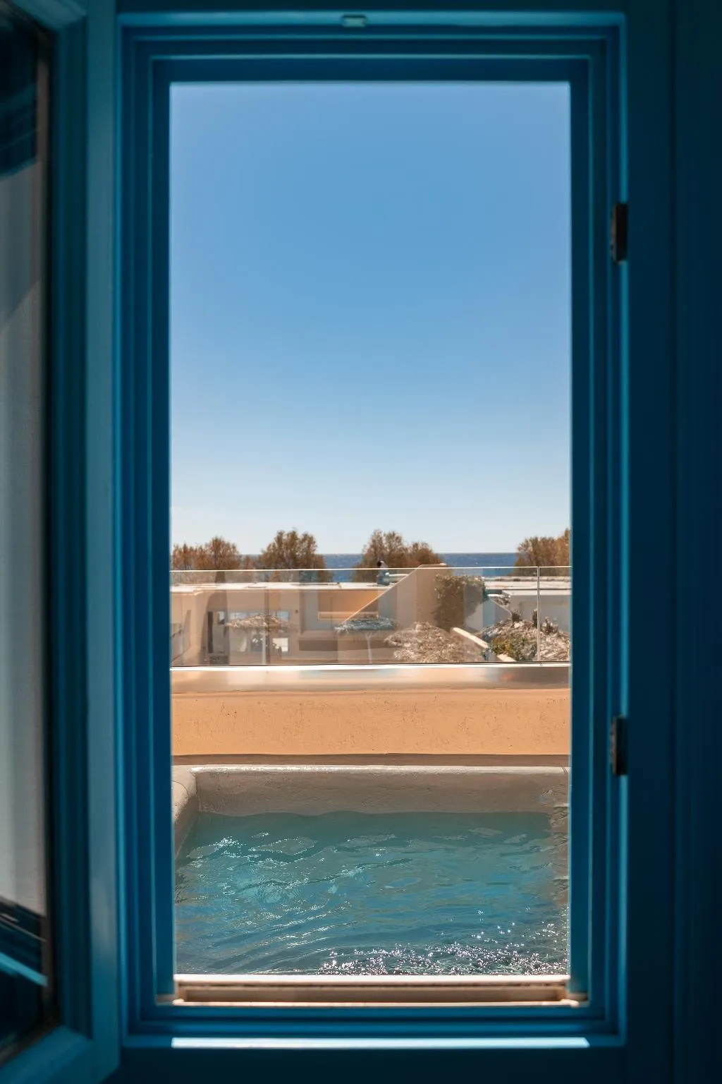 DOUBLE DELUXE SEA VIEW WITH BALCONY Room, Perissa Bay, Santorini